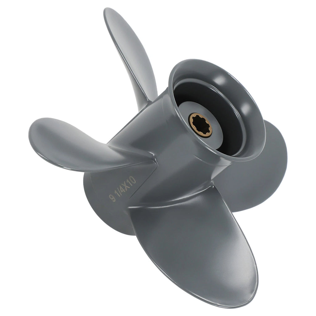 Aluminum Boat Propeller for Honda BF9.9 BF20 Yamaha 9.9HP F15 (8-20HP) 10" RH