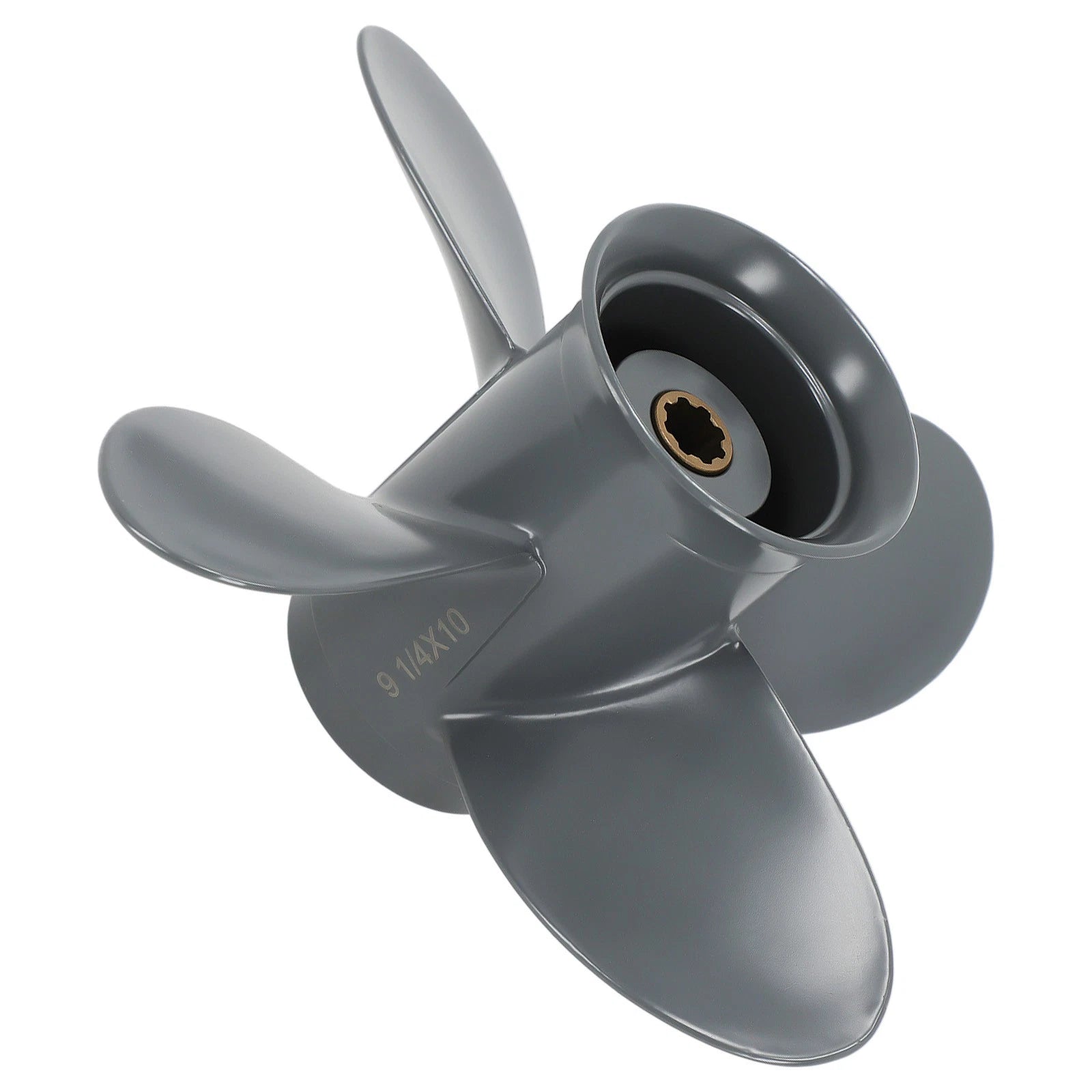 Aluminum Boat Propeller for Honda BF9.9 BF20 Yamaha 9.9HP F15 (8-20HP) 10" RH