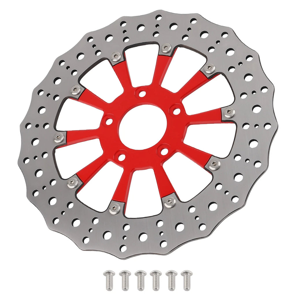 Floating Front Brake Rotor Disc for Harley-Davidson Dyna (2006–2017) & Sportster (2014–2024)