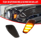 Set of 2 Smoked Amber LED Side Marker Lights for Jeep Renegade (2015–2023)