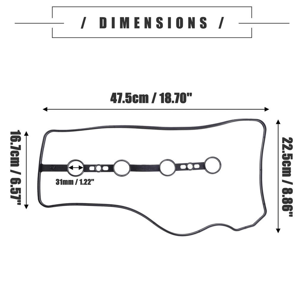 Valve Cover Gasket for Toyota Camry Corolla RAV4 (11213-28021 VS50530R)