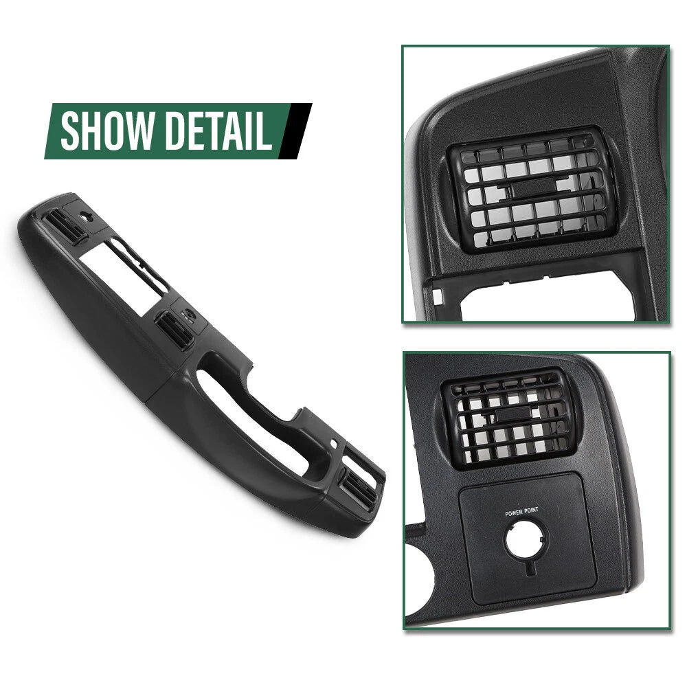 Dash Bezel for Ford F-250 F-350 (2005–2007) Black Surround