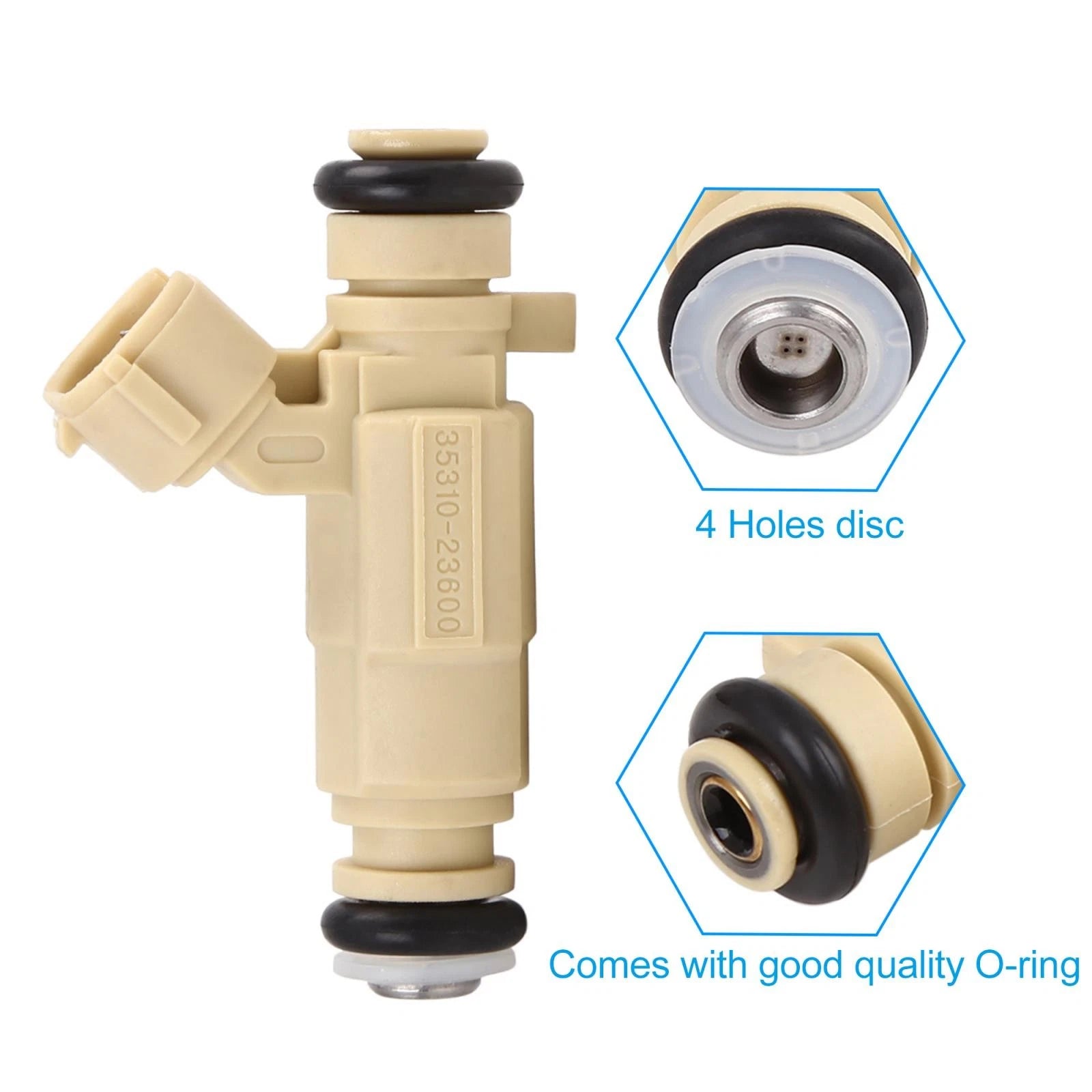 6pcs Fuel Injector 35310-23600 for Hyundai Tucson, Kia Soul (2005–2019)