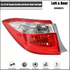 Red Clear Tail Light Signal Lamp for Toyota Corolla (2014–2016)