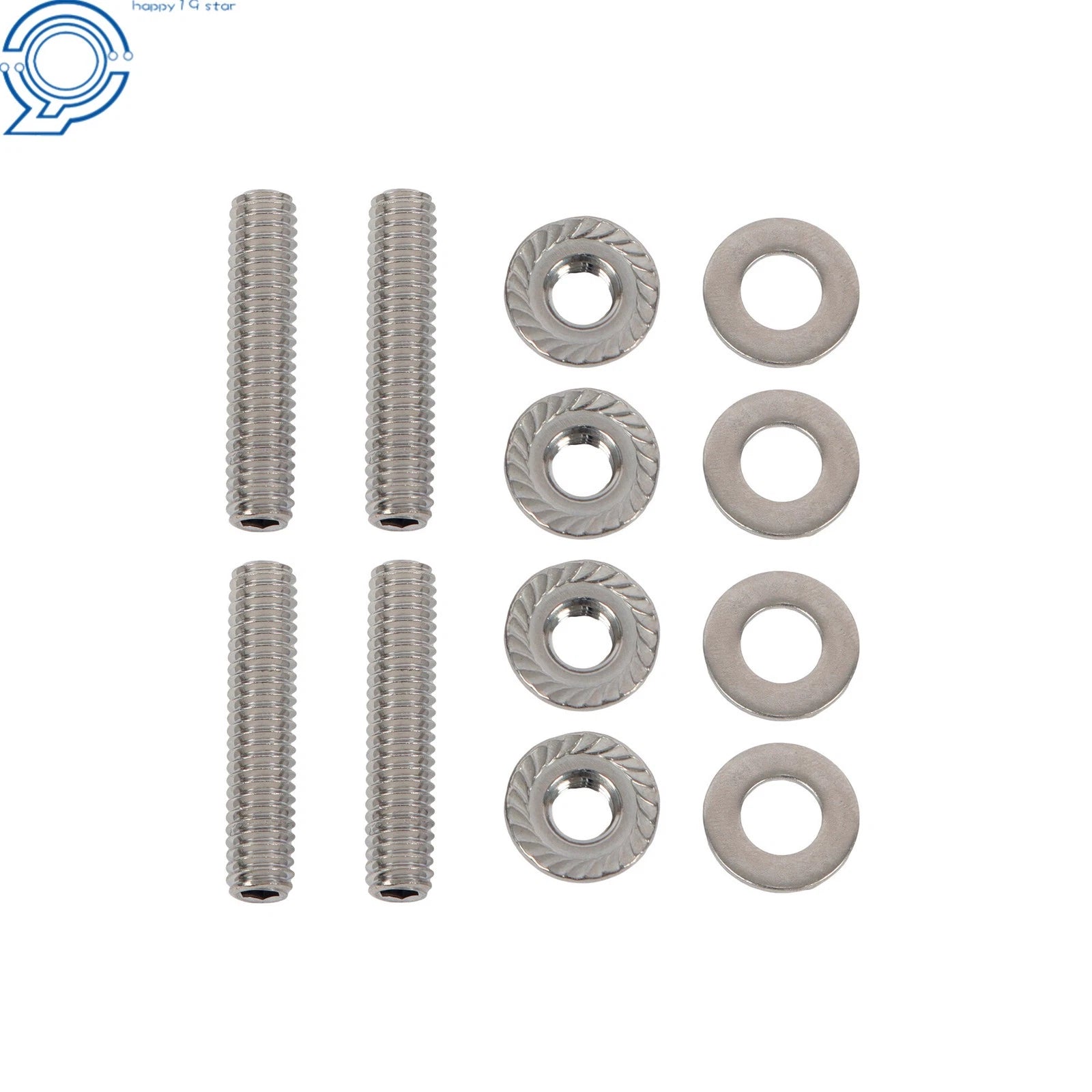304 Stainless Steel Hex Bolt Kit for Chevy Small Block (265-307)