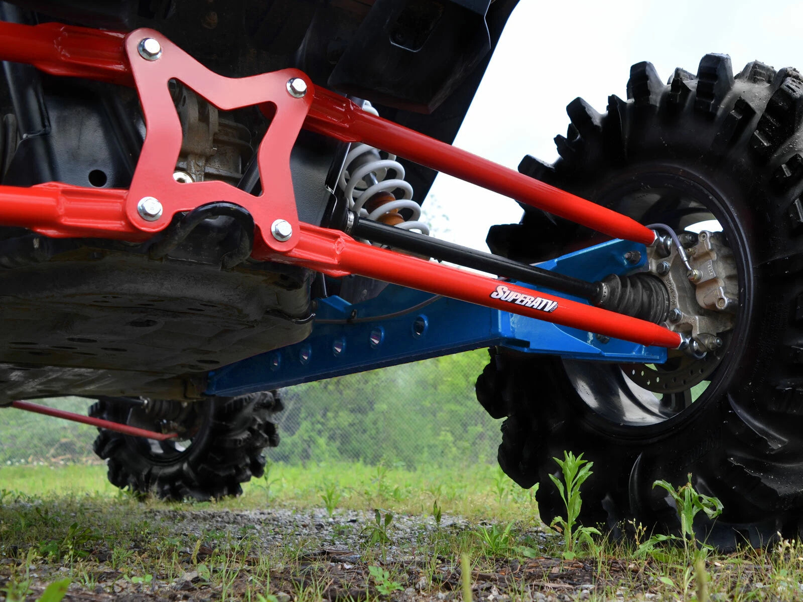 Rear Trailing Arms for Polaris RZR XP Turbo (2016–2023) - Blue