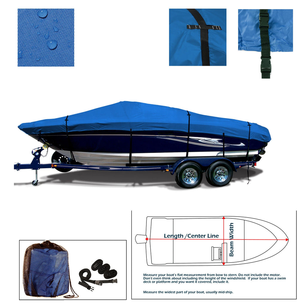 Rinker V195 Boat Storage Cover (Heavy Duty, Weatherproof)