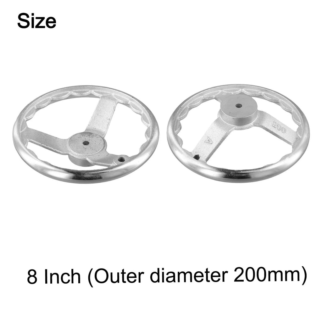 3-Spoke Handwheel for Equipment Upgrade (Oil-resistant, Smooth, Burr-free)