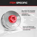 Oil Filter Wrench for Toyota Lexus Scion 1.8L 2.5L 5.7L (64.3MM 14 Flute)