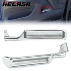 Chrome Inside Door Handles Pair LH RH for F-150 F-250 F-350 Bronco (1987–1996)