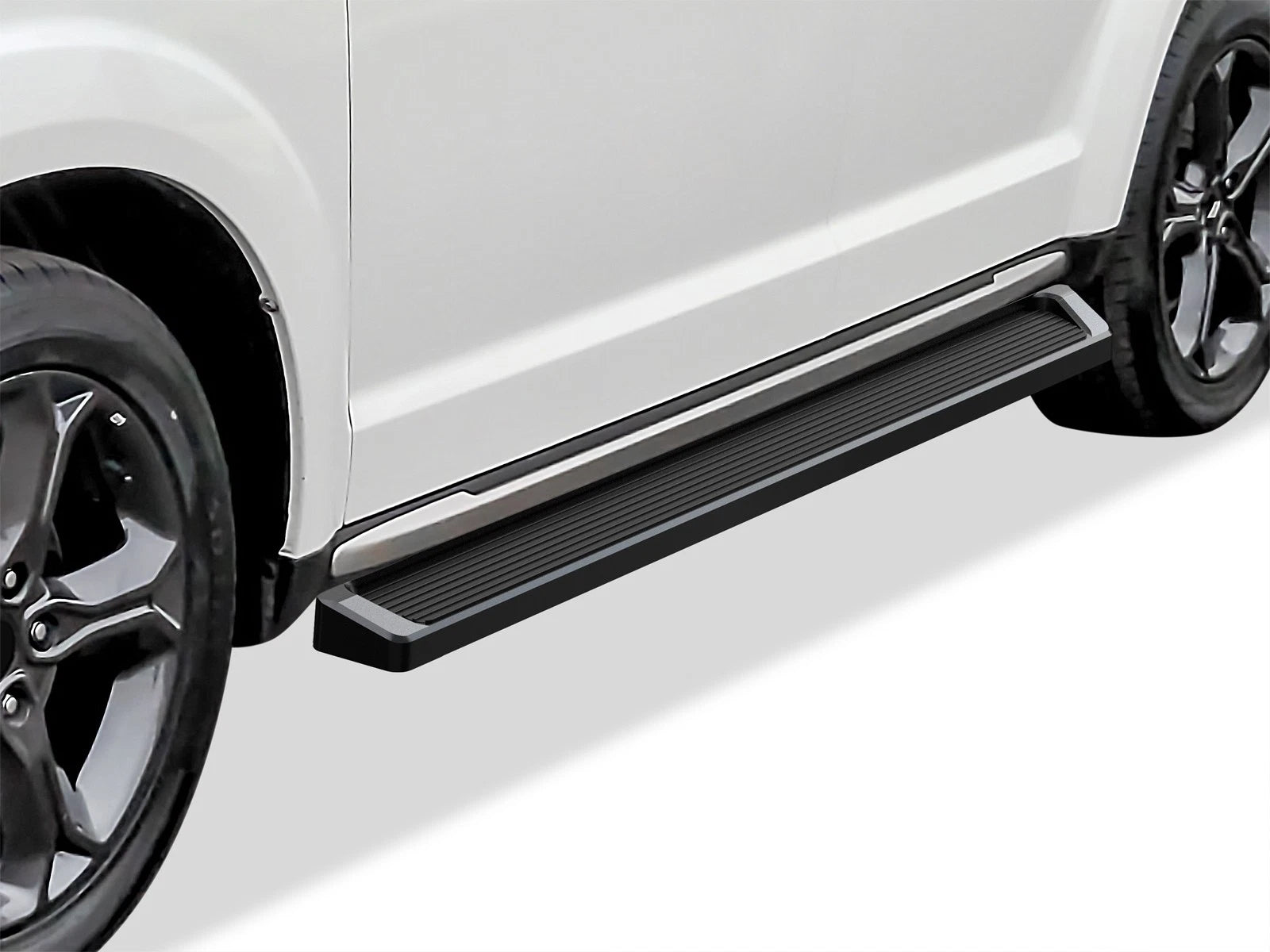 iBoard Black Running Boards for Dodge Journey (2009–2020)