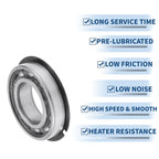 Deep Groove Ball Bearing 6005NR for Scooter Skateboard Wheel (P0 25x47x12mm)