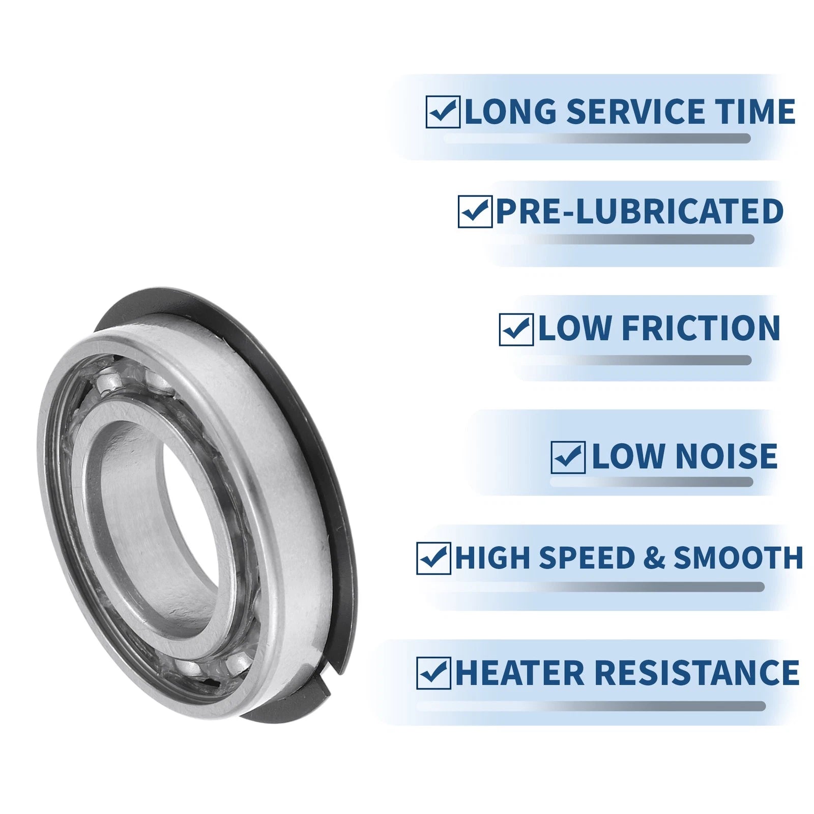 Deep Groove Ball Bearing 6005NR for Scooter Skateboard Wheel (P0 25x47x12mm)
