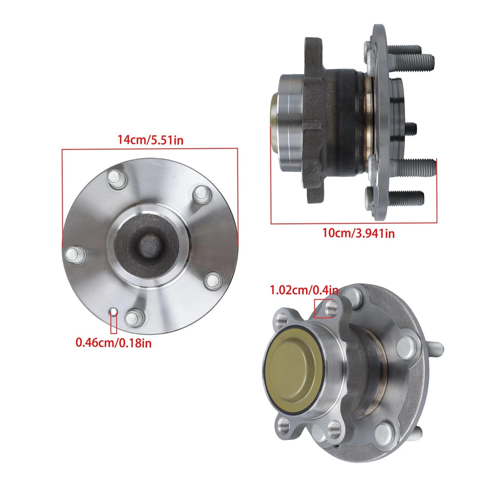 1x Rear Wheel Bearing Hub for Honda Civic (2016–2025), Insight (2019–2022)