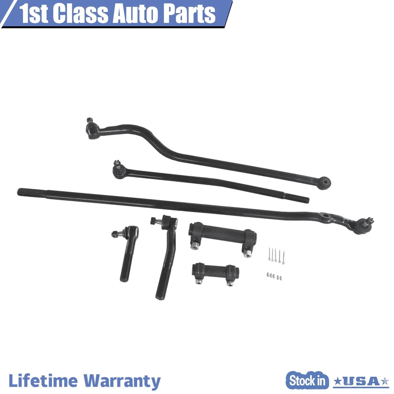 Set of 2 Tie Rod Adjusting Sleeves for Dodge Ram 4WD (1998–1999)