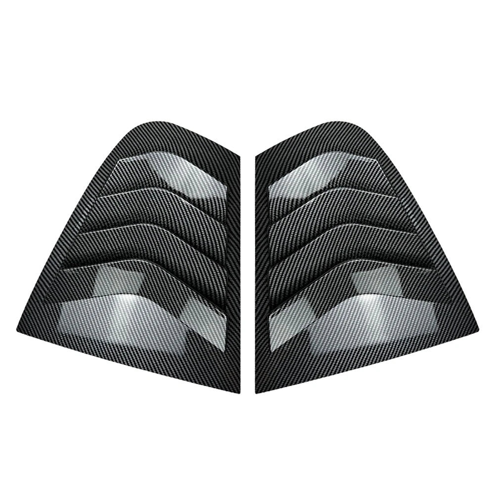 Rear Side Window Quarter Louver Trim for BMW 3 Series F30 (2013–2019) Carbon Fiber