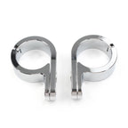 2X Handlebar Mount Clamp Clock for Universal Motorcycle (1.25" Bar)