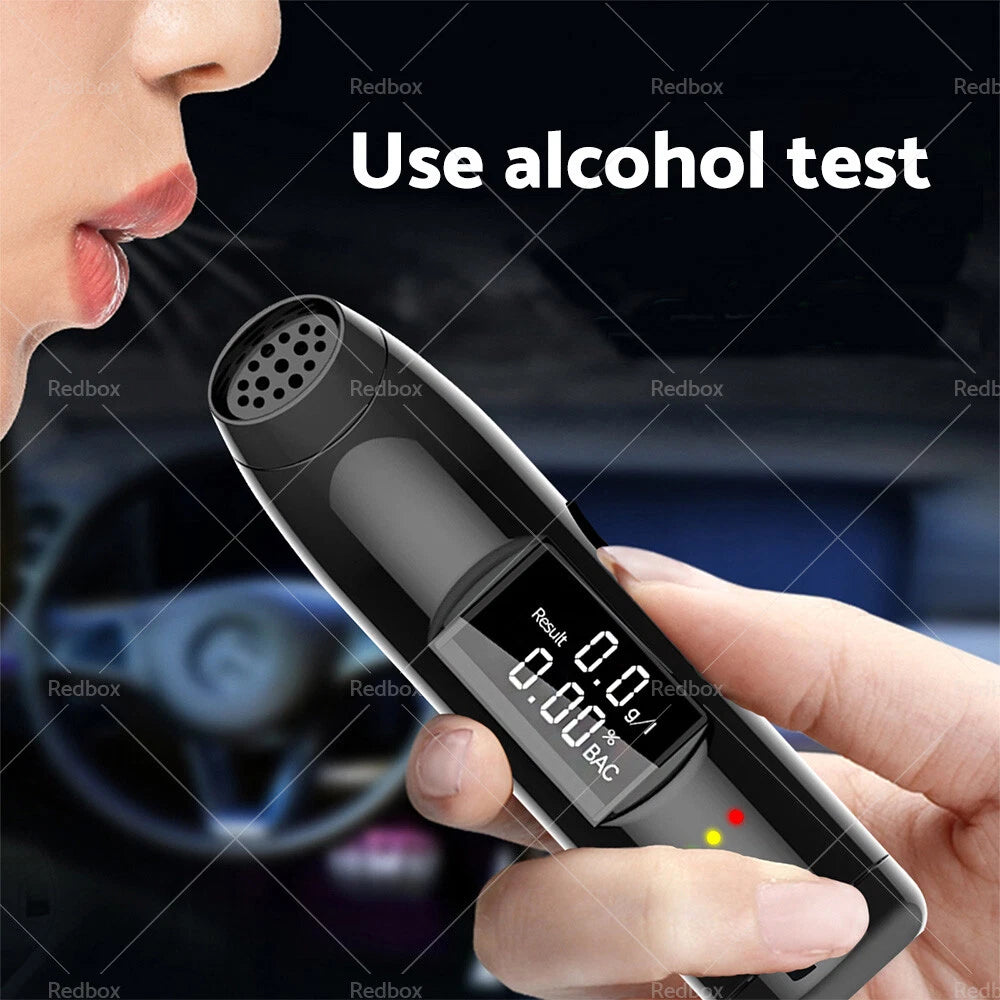 Breathalyzer Portable Digital Alcohol Tester with LCD Display