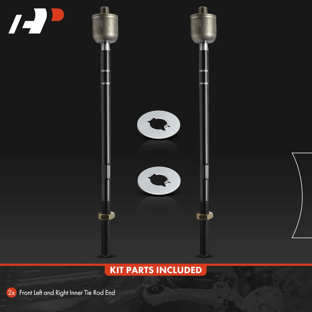 2X Front Inner Tie Rod End for Ford Focus SVT (2002-2004)