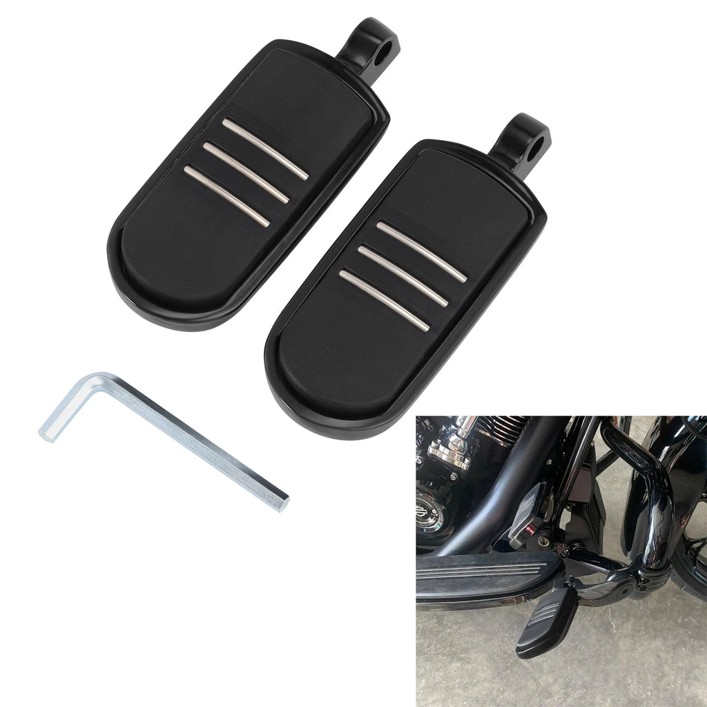 Foot Pegs for Harley Touring, Glide, Softail, Sportster 883, 1200 (2000–2023)