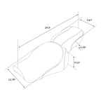 Driver & Passenger Seats for Harley Iron 883 XL883N (2016-2022)