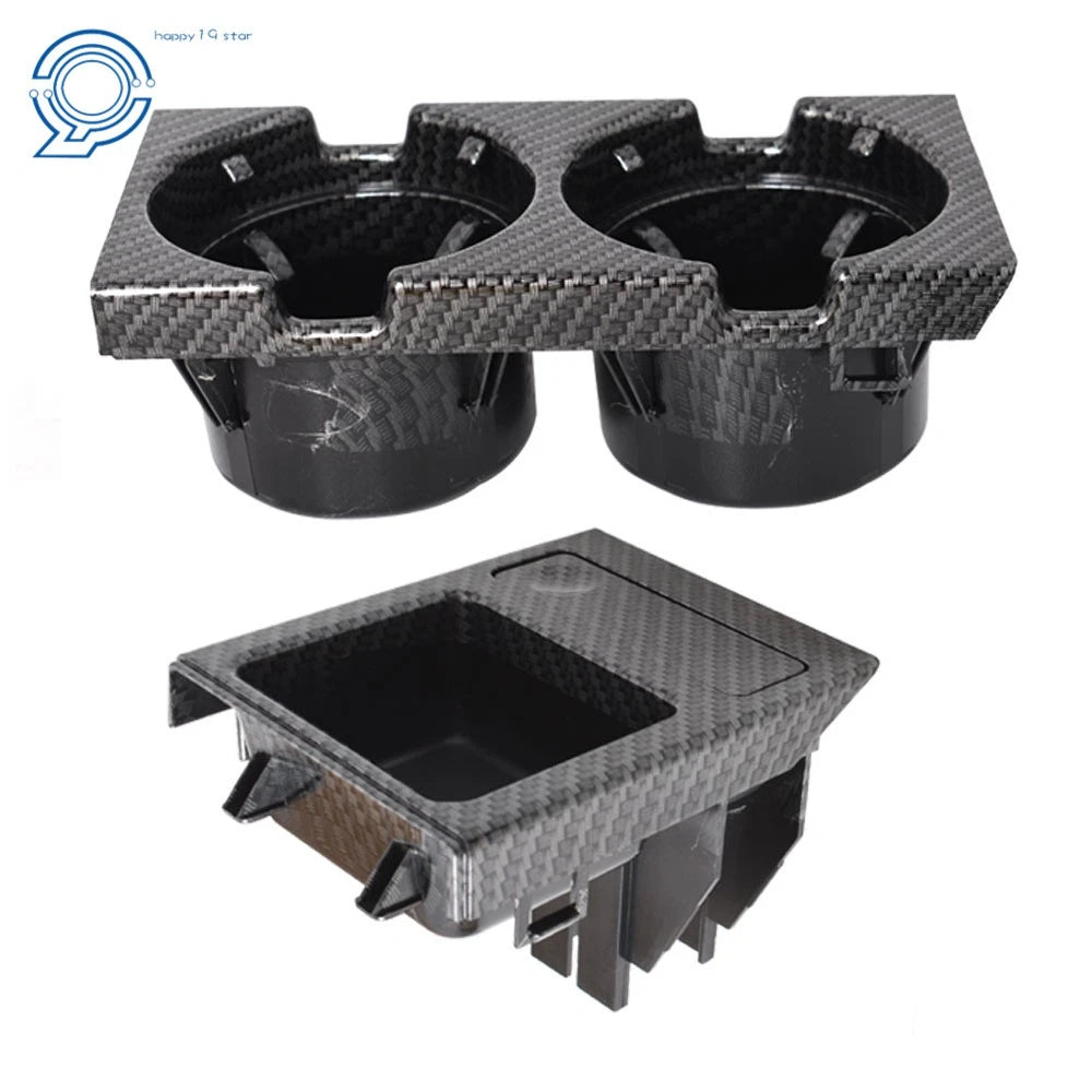 Carbon Fiber Cup Holder for BMW E46 325i (1999–2006)