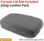 Leather Console Lid Armrest Cover for Nissan Murano (2009–2014) Black