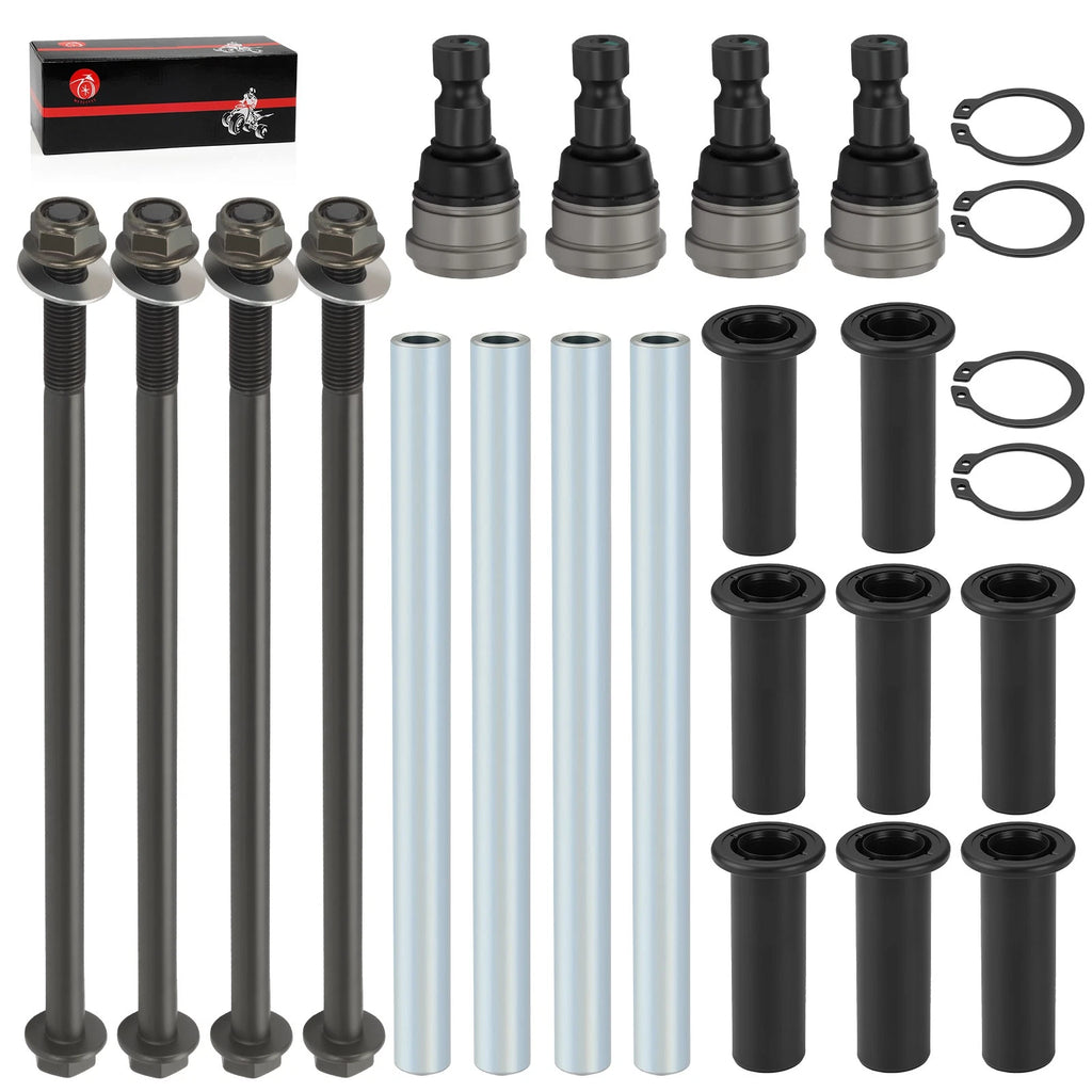 Set of 2 Front Upper A Arm Pivot Shaft Bushing Ball Joints for Polaris RZR 570 (2012–2022)