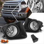 Clear Lens Fog Lights for Toyota Tundra (2014–2021) w/Switch & Bezel
