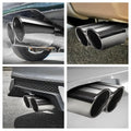 Set of 2 Exhaust Pipe Tail Muffler Tips for Universal Fit (Auto Accessories)