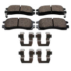 Set of 4 Akebono ProACT Rear Disc Brake Pads for Buick Chevrolet Oldsmobile Pontiac