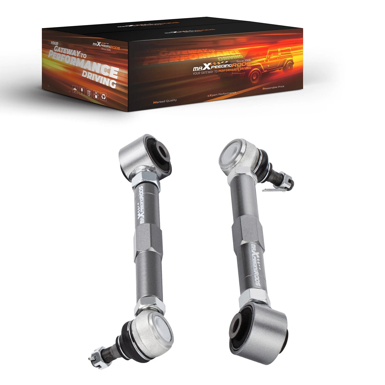 2X Adjustable Rear Toe Control Arms for Lexus IS300 GS300 GS400 GS430 (1999–2005)