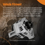 Alternator for Chevy Equinox Pontiac Torrent V6 3.4L (2007–2009)