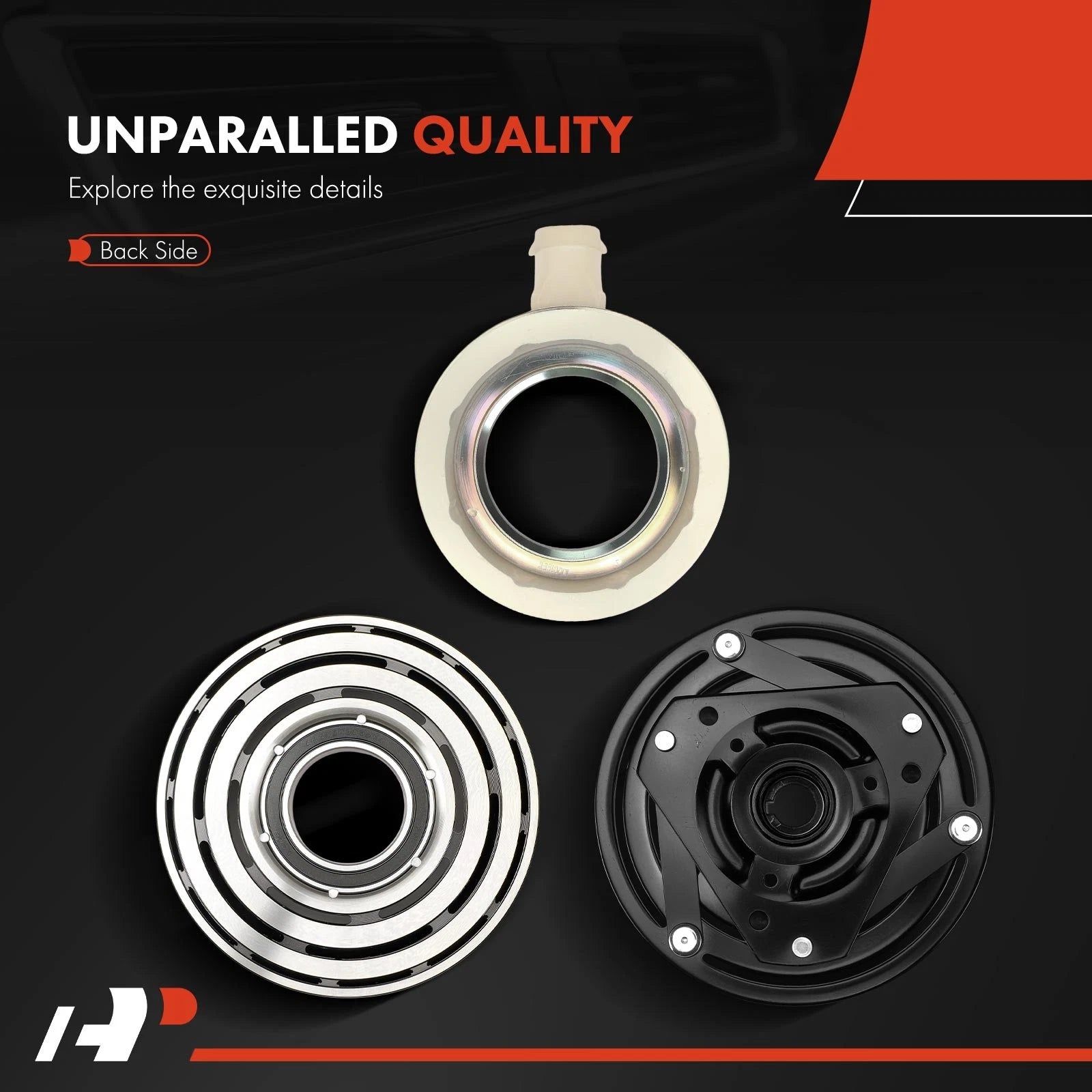 A/C Compressor Clutch Kit with 6-Groove Pulley for Buick LeSabre (1999–2005)