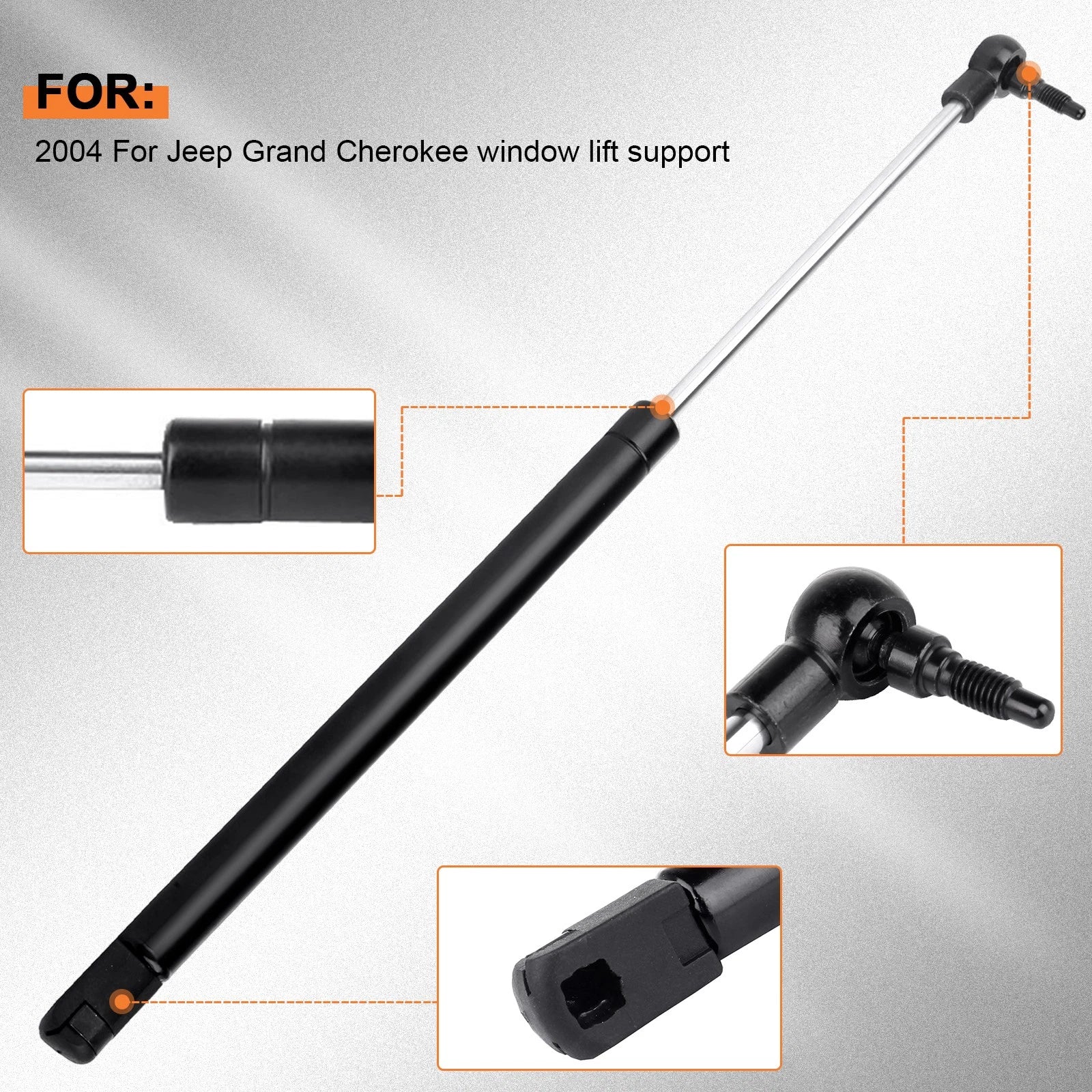 2X Rear Window Lift Supports for Jeep Grand Cherokee (1999-2004)