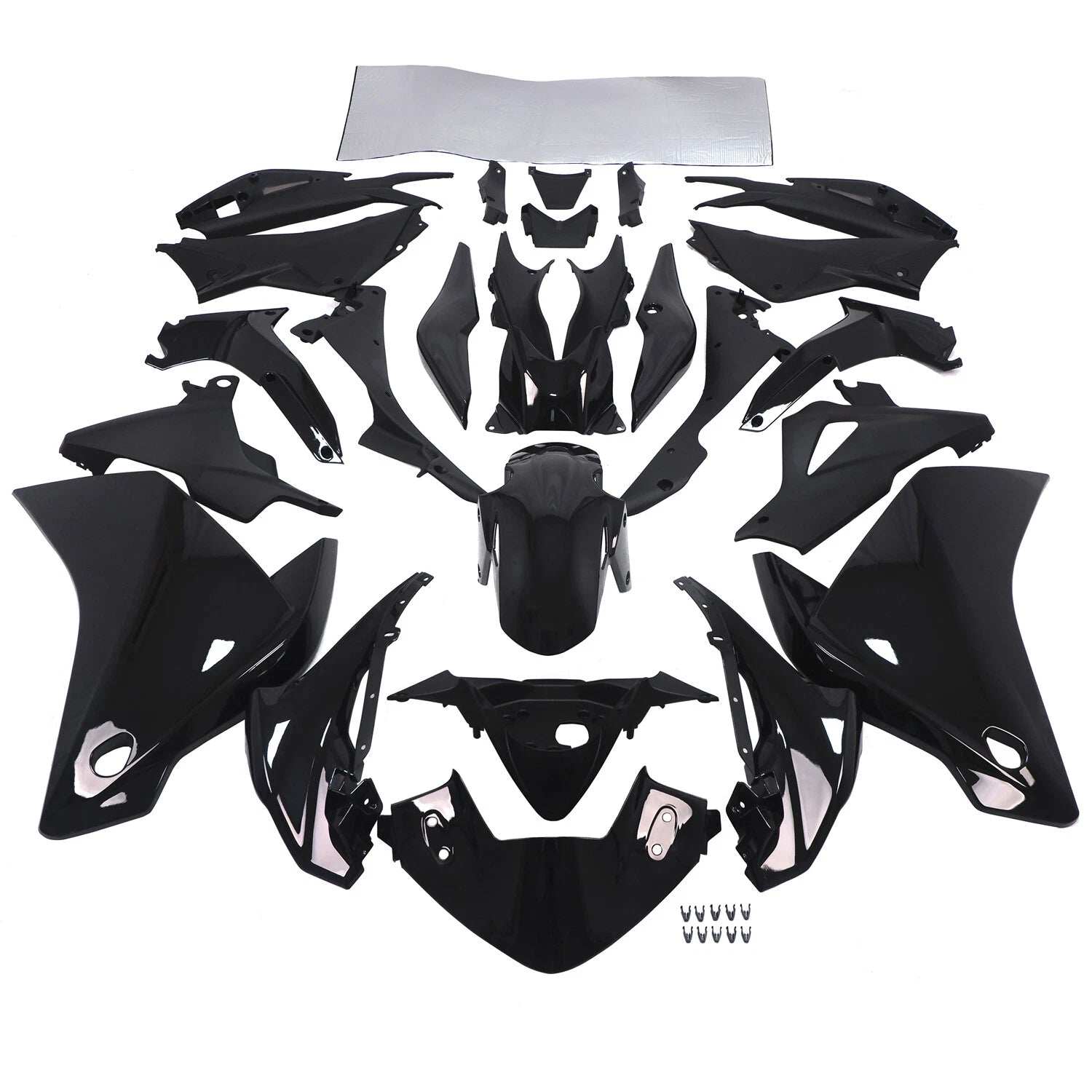 Gloss Black ABS Injection Fairing for Honda CBR250R (2011–2014)