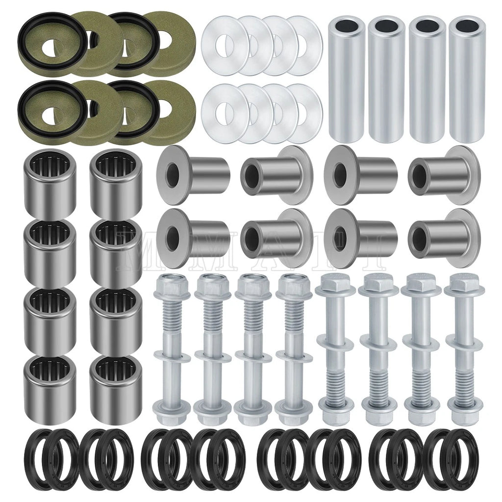 Upper & Lower Front A Arm Bushing Bearing Kit for Arctic Cat 400, KFX400 (2000–2006)