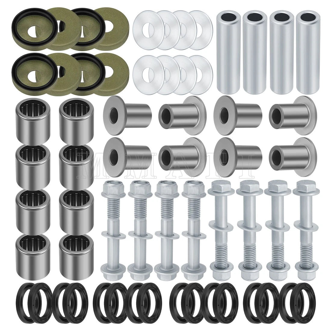 Upper & Lower Front A Arm Bushing Bearing Kit for Arctic Cat 400, KFX400 (2000–2006)