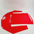Thor 22 Sector Minimal Jersey for Motocross (Small, Red, Long Sleeve)