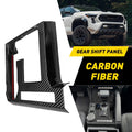 Carbon Fiber Gear Shift Panel Cover Sticker for Toyota Tacoma (2024–2026)