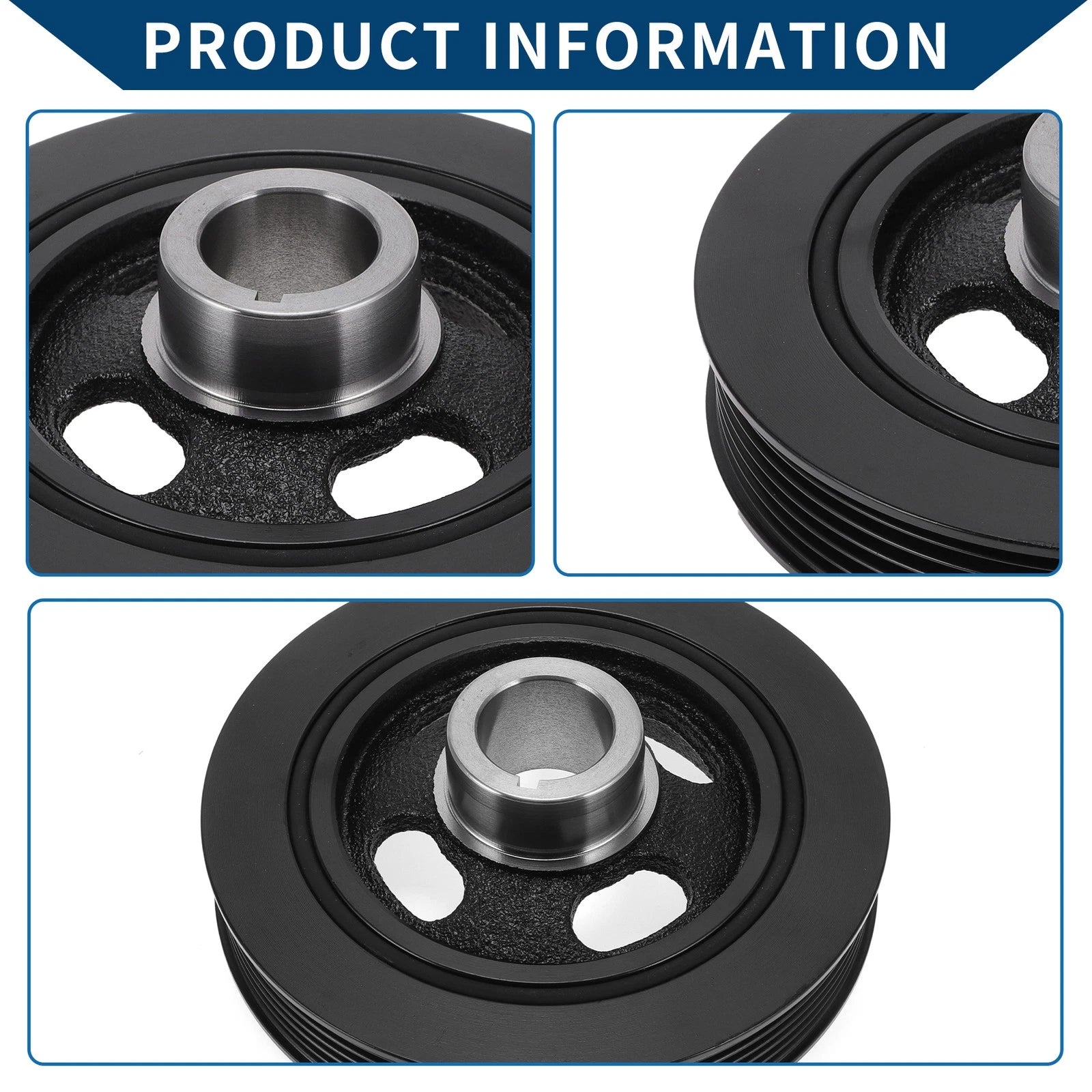 Engine Harmonic Balancer Crank Pulley for Dodge Journey (2009–2020) No.2312425000