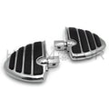 Chrome Wing Mini Floorboards w/ Adapters for Suzuki Marauder 1600 (2000–2005)