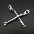 Chrome Heel/Toe Shift Lever for Harley FLST FLT FLHT