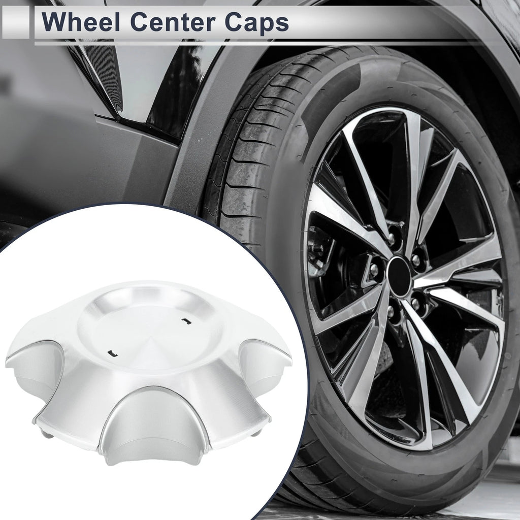 Wheel Center Caps No. 426030C110 for Toyota Sequoia (2008–2017) Silver Plastic
