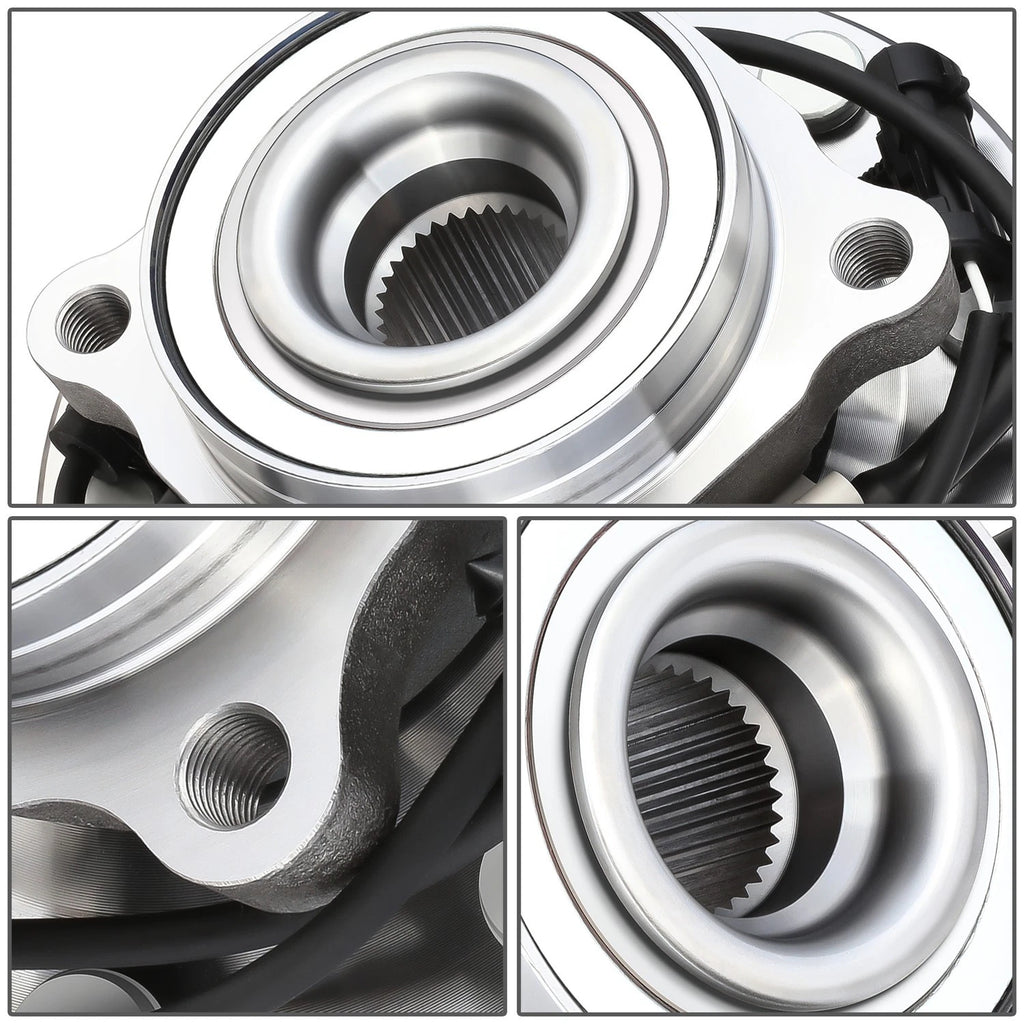 Front Wheel Bearing & Hub w/ ABS for Avalanche Silverado Sierra Yukon XL (2001–2007)