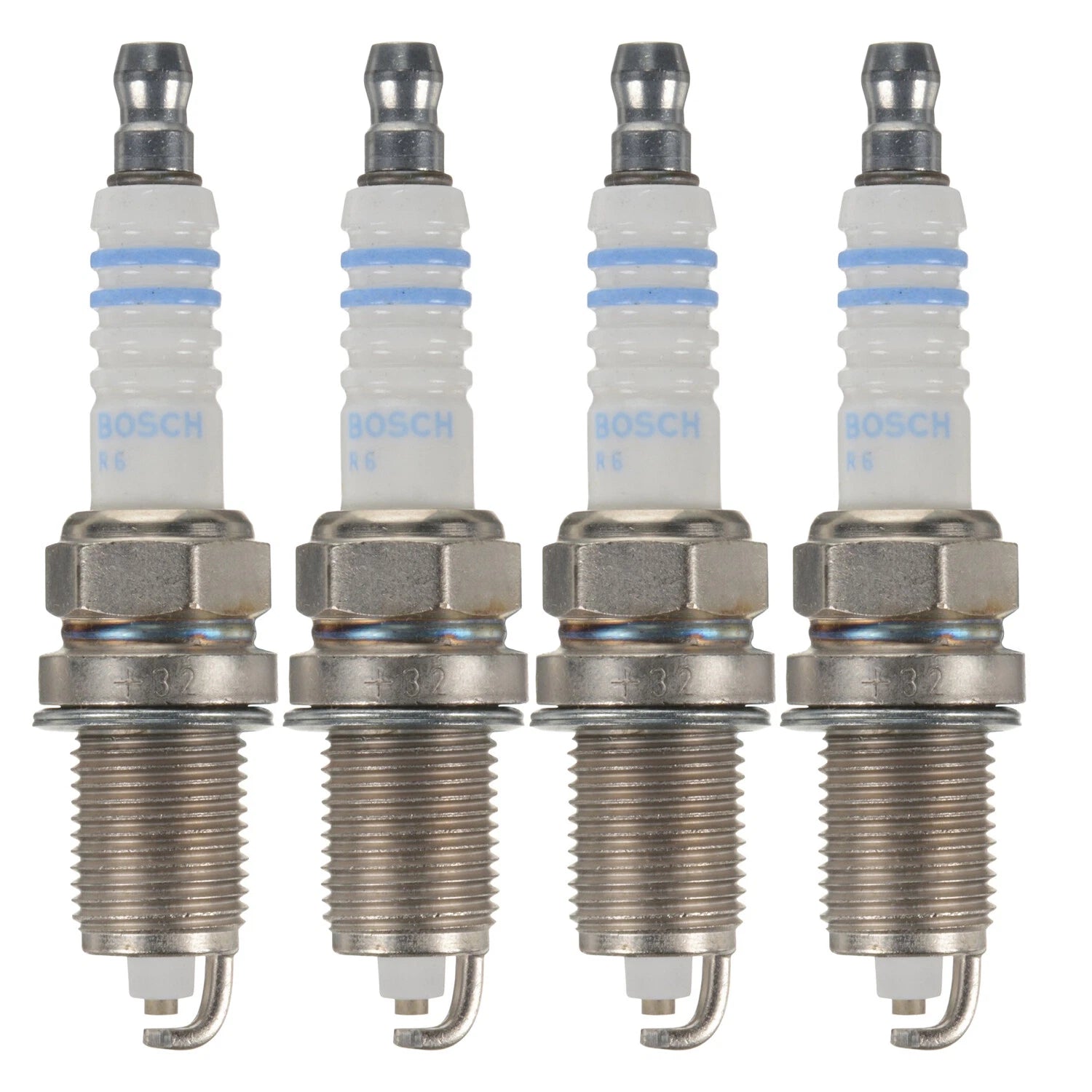 Set of 4 Bosch Nickel Spark Plugs for Integra Civic 626 MX-6 Protege L4