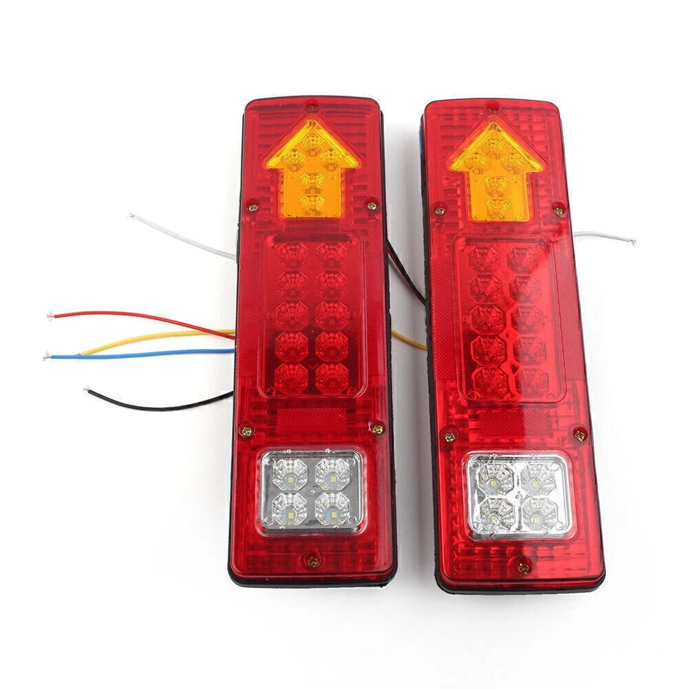 LED Rear Tail Lights for Trailer Lorry Caravan (po)