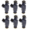Set of 6 Bosch Fuel Injectors for Mercedes W203 C208 C209 W210 R171 (3.2L V6)