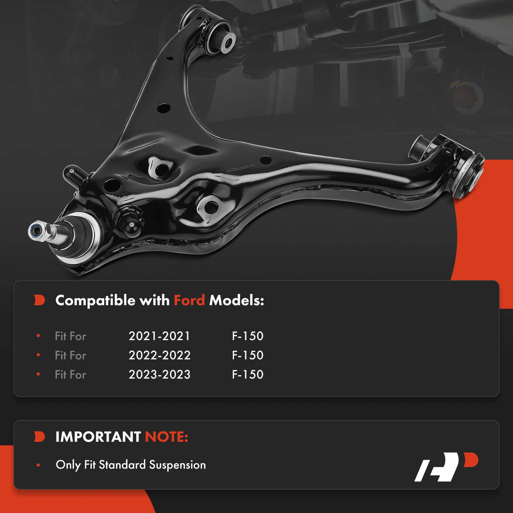 Front Left Lower Control Arm with Ball Joint for Ford F-150 (2021-2024)