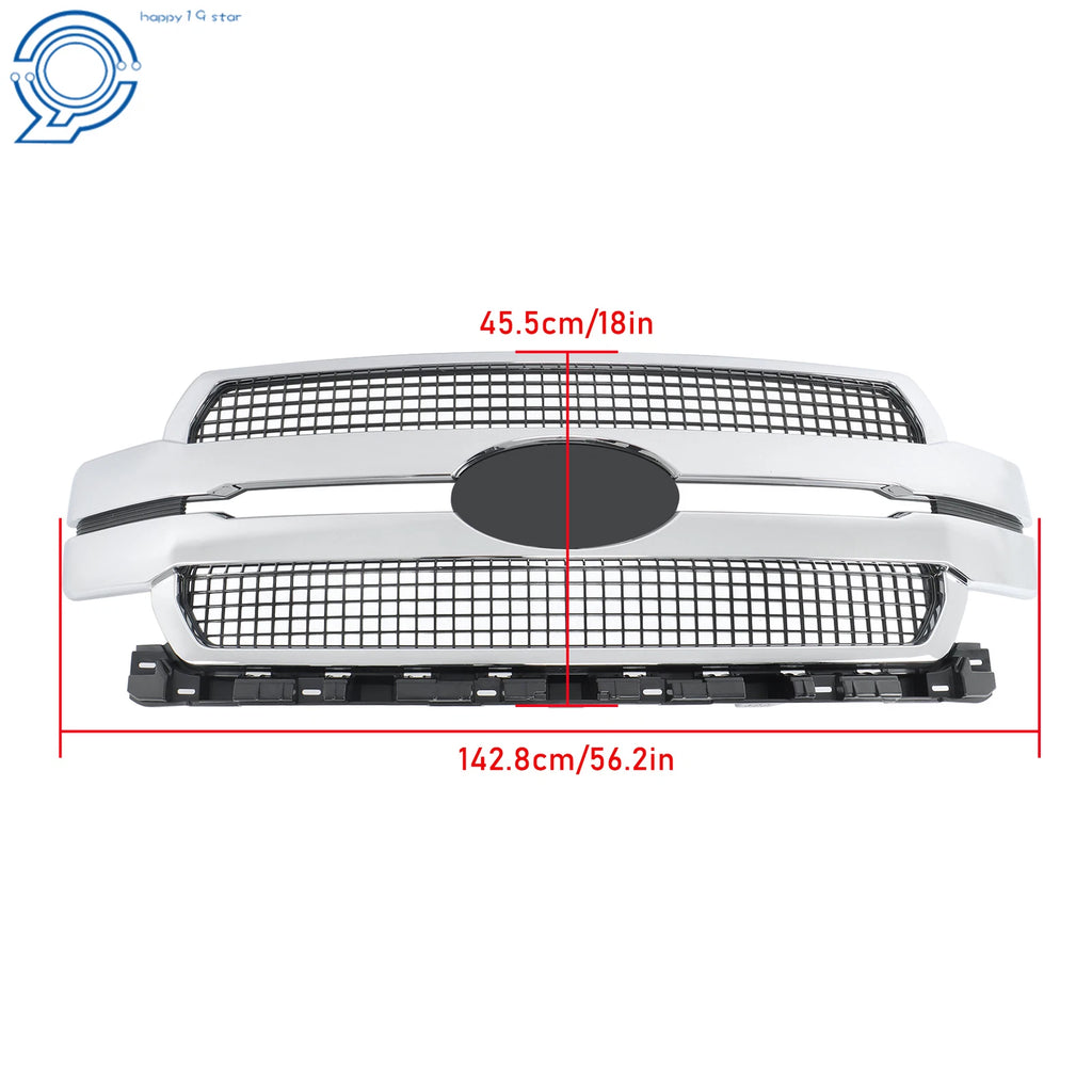 Chrome Upper Grille for Ford F-150 (2018-2020)